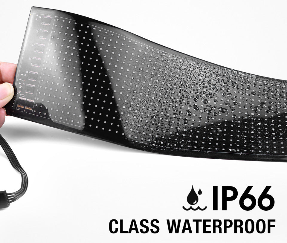 Flexible LED Pixel Art Display Mat - USB Programmable Digital Screen