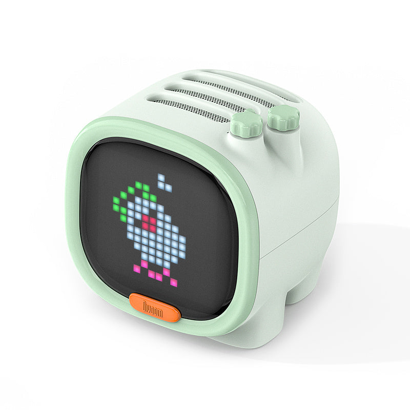 Smart Pixel Art Alarm Clock with Bluetooth Speaker & App Control