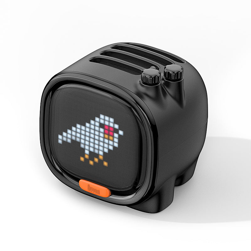 Smart Pixel Art Alarm Clock with Bluetooth Speaker & App Control