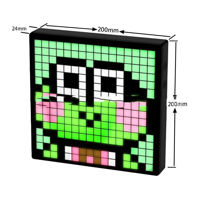 DIY Programmable LED Pixel Art Display with Bluetooth App Control