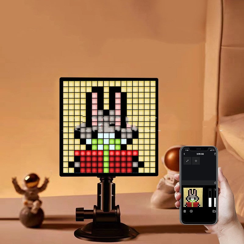 DIY Programmable LED Pixel Art Display with Bluetooth App Control