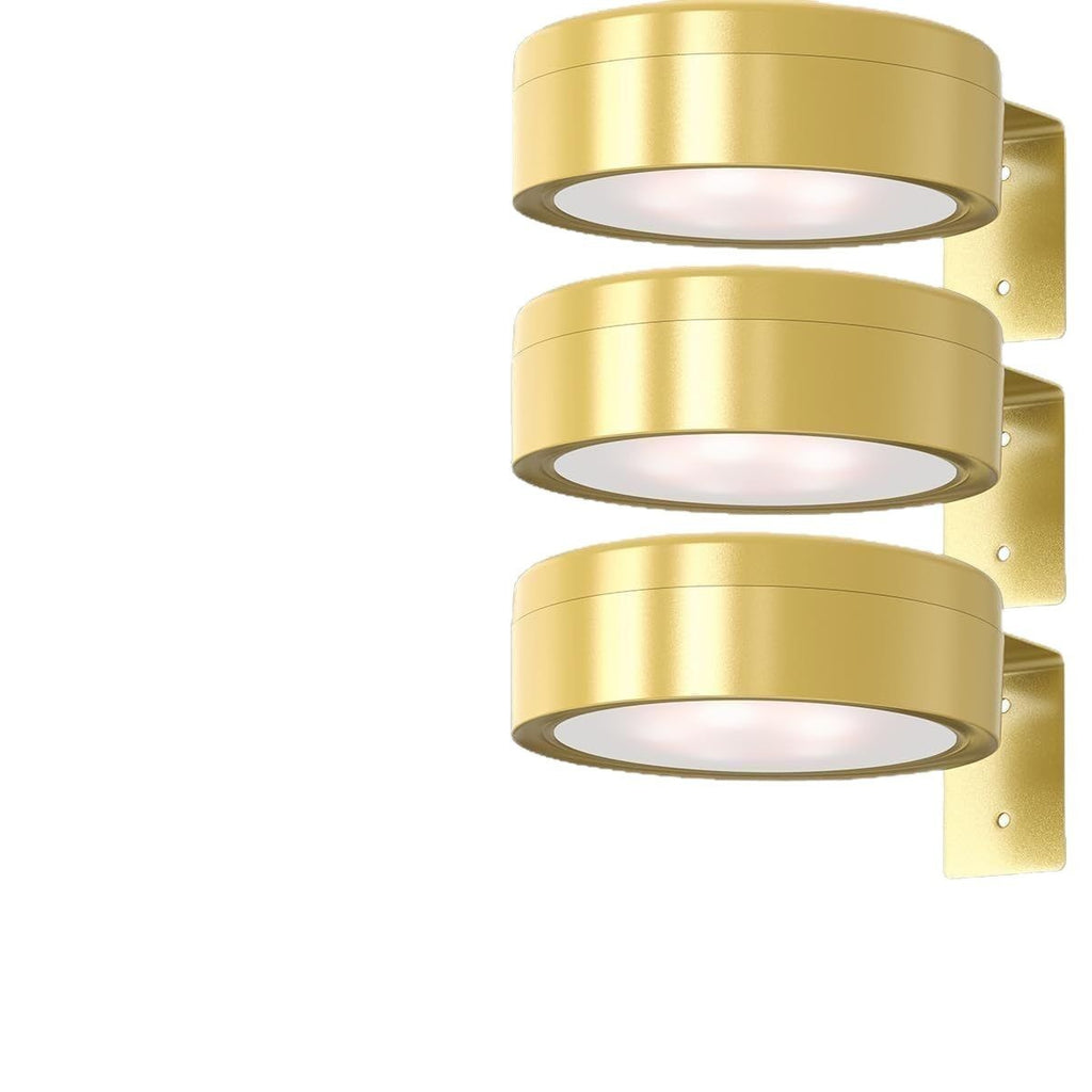 Golden LED Art Display Light – Battery Powered Tabletop Accent