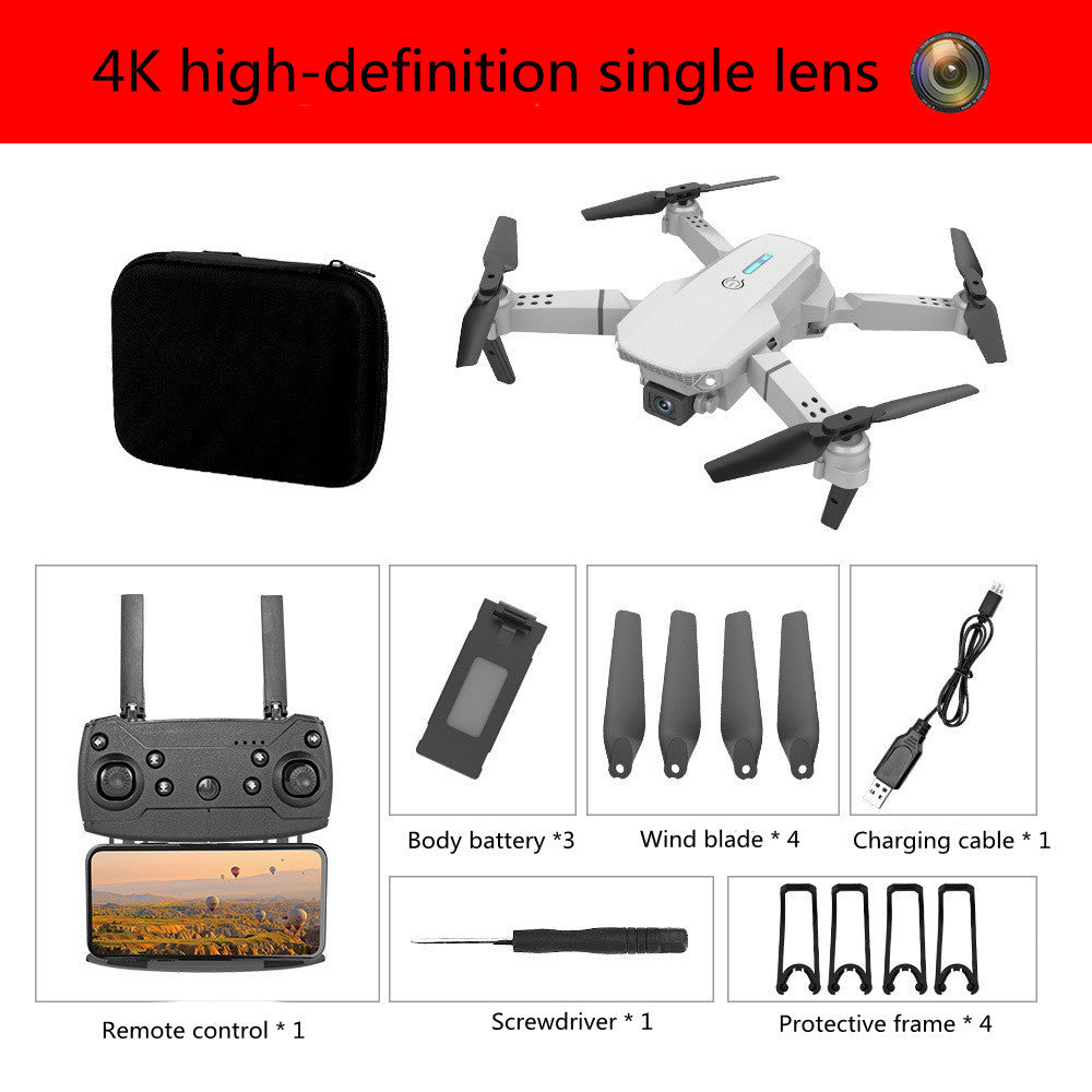 E88 Drone with HD Camera – Folding FPV Quadcopter for Beginners & Adults