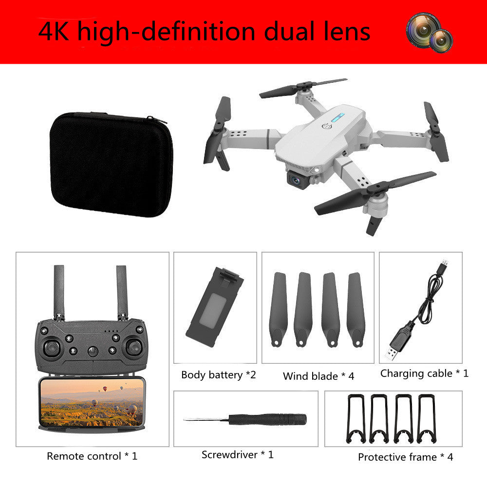 E88 Drone with HD Camera – Folding FPV Quadcopter for Beginners & Adults