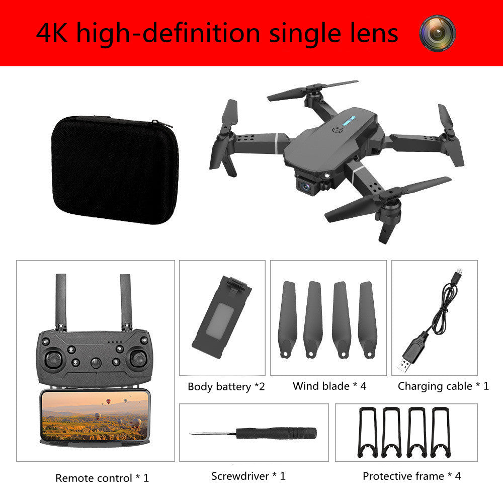 E88 Drone with HD Camera – Folding FPV Quadcopter for Beginners & Adults
