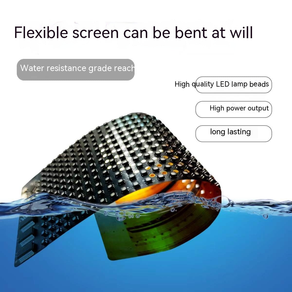 Flexible LED Display – Waterproof, HD Full Color Screens for Custom Use